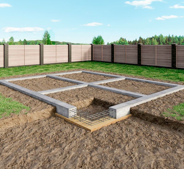 Ленточный фундамент под ключ в Арамиле